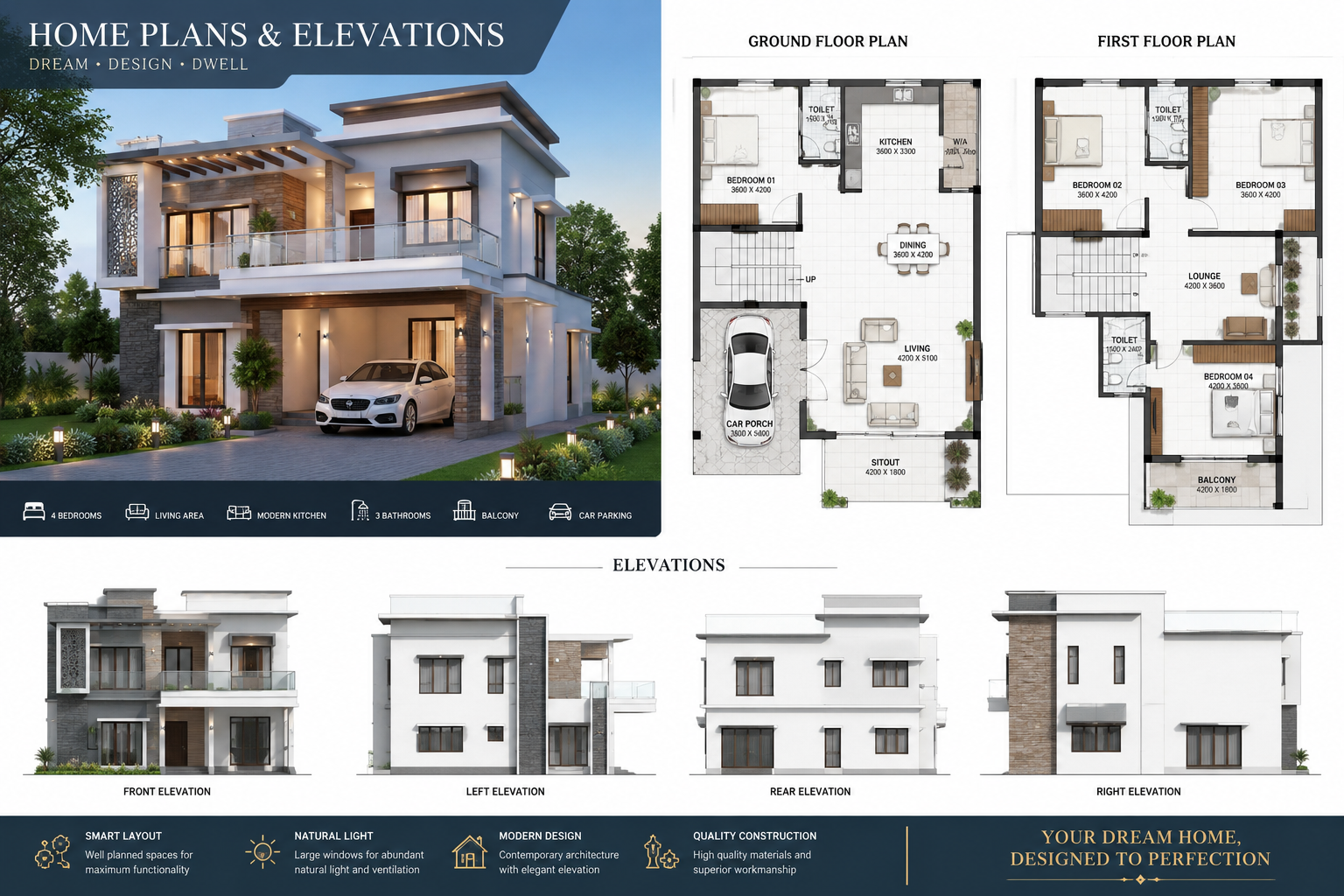 Home Plans & Elevations